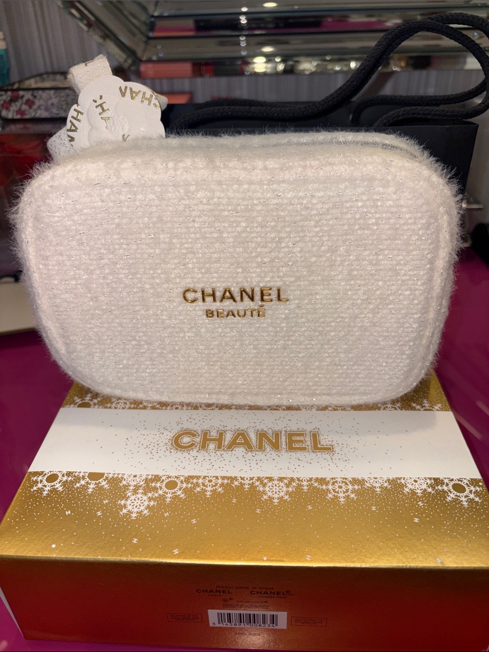 Chanel beauty make up case (empty)